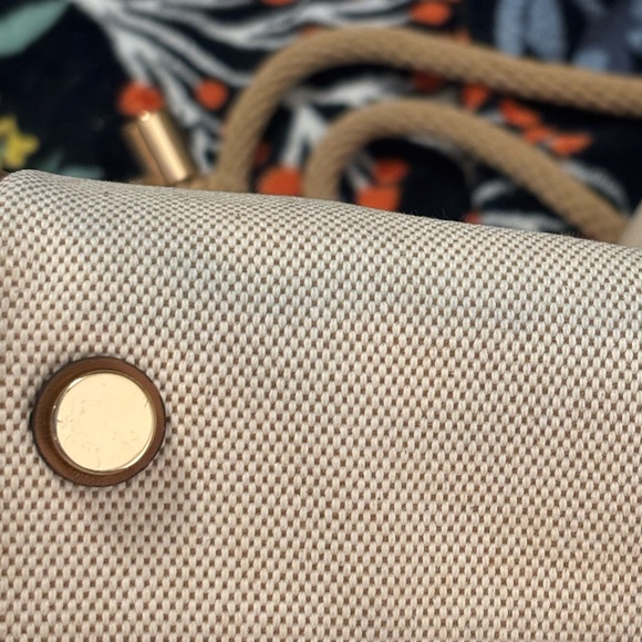 Michael Kors Tan Tote with Gold Accents - Picture 13 of 15